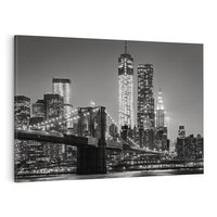 Obraz na płótnie 120x80 - Most nad Manhattańskim Skarbem - most, Nowy Jork