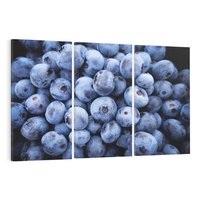 Obraz na płótnie 120x80 - Borówki Leśna Harmonia - borówki, owoce