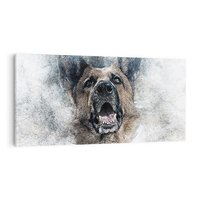 Obraz na płótnie 100x50 - Pies - wierny towarzysz - pies, sztuka