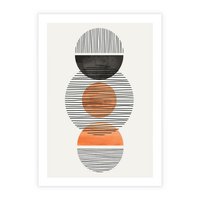 Plakat bez ramy 30x40 - Geometryczna Abstrakcja - abstrakcja, nowoczesny obraz