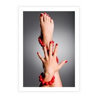 Plakat bez ramy 21x30 - Manicure i Pedicure - Piękno Paznokci - manicure, pedicure