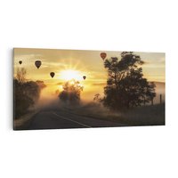 Obraz na płótnie 120x60 - Krajobraz drogowy - krajobraz, droga