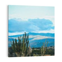 Obraz na płótnie 30x30 - Malowniczy Pejzaż - pustynia, pejzaż