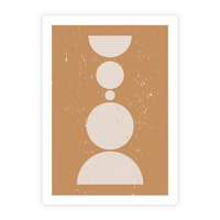 Plakat bez ramy 50x70 - Podróżne Echa - mid century styl, nowoczesna grafika