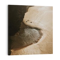 Obraz na płótnie 60x60 - Relaksujący Raj - plaża, morze