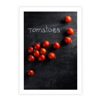 Plakat bez ramy 21x30 - Świeżość Smaku - pomidory, kuchnia