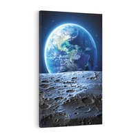 Obraz na płótnie 70x100 - Mistrzowskie spojrzenie na Ziemię - ziemia, kosmos