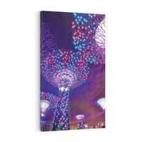 Obraz na płótnie 50x70 - Azja: nocne światła architektury - Azja, noc