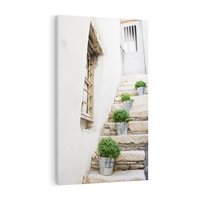 Obraz na płótnie 70x100 - Wznoszące się Marzenia - schody, perspektywa