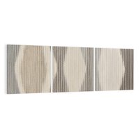 Obraz na płótnie 90x30 - Melancholijny spacer barw - symetryczne, geometryczne