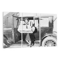 Obraz na płótnie 120x80 - Nostalgiczna Podróż - fotografia vintage, lata 30