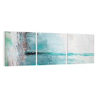 Obraz na płótnie 150x50 - Odbicie utraconych barw - abstrakcja, niepokój