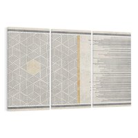 Obraz na płótnie 120x80 - Drobny Print Klasyki - geometryczne linie, styl mid century