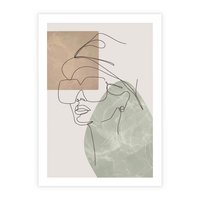 Plakat bez ramy 40x50 - Geometria i Szkic - nowoczesny obraz, grafika