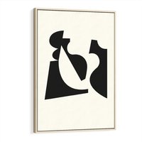 Obraz w ramie 70x100 - Tajemnicze Spektrum - abstrakcyjne kształty, geometria - rama drewno