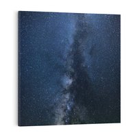 Obraz na płótnie 50x50 - Gwiazdy: magia nocnego nieba - gwiazdy, niebo