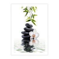 Plakat bez ramy 30x40 - Orchidea w Spa - spa, orchidea