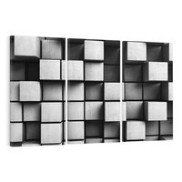 Obraz na płótnie 120x80 - Abstrakcyjne 3D kwadraty - 3D, abstrakcja
