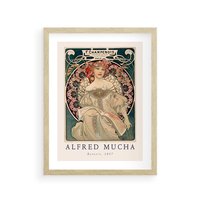 Plakat w ramie 50x70 - Piękno Art Nouveau - plakat, obraz - rama drewno