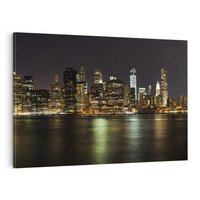 Obraz na płótnie 120x80 - Nowy Jork nocą - New York, Nowy