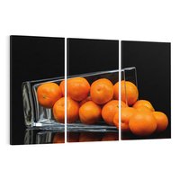 Obraz na płótnie 120x80 - Mandarynki Owoce - mandarynki, owoce