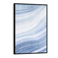 Obraz w ramie 70x100 - Abstrakcyjna akwarela - abstrakcja, akwarela - rama czarna