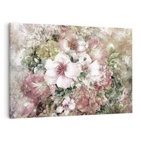 Obraz na płótnie 70x50 - Piękno natury na płótnie - kwiaty, olejne