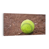 Obraz na płótnie 100x50 - Baseballowa Fuzja Sportu - baseball, piłka