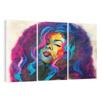 Obraz na płótnie 120x80 - Bujna Ekspresja - grafika komputerowa, przypomina obraz olejny