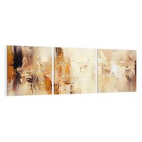 Obraz na płótnie 150x50 - Odbicie utraconych barw - abstrakcja, tekstury farb