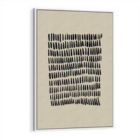 Obraz w ramie 70x100 - Echa Zapomnianych Wymiarów - nowoczesna sztuka, plakat - rama biała