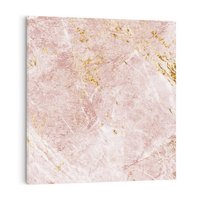 Obraz na płótnie 70x70 - Wyjątkowa Stylizacja - marmur, złoto