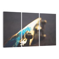 Obraz na płótnie 120x80 - Skateboardowa Pasja na Desce - deskorolka, skateboard