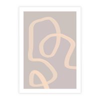 Plakat bez ramy 21x30 - Nowoczesne Odbicia - minimalistyczny obraz, nowoczesny