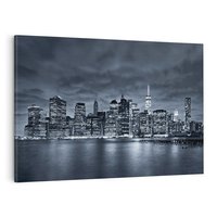 Obraz na płótnie 100x70 - Miejskie Migawki - noc, NY