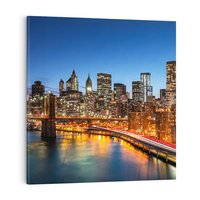 Obraz na płótnie 40x40 - Nowy Jork: miasto niezwykłych możliwości - Nowy York, USA