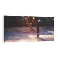 Obraz na płótnie 140x70 - Deskorolkowa Adrenalina Sportu - deskorolka, skateboard