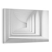 Obraz na płótnie 70x50 - Abstrakcyjny tunel: Podróż w inną przestrzeń - 3D, abstrakcja
