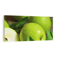 Obraz na płótnie 100x50 - Jabłkowa kolorystyka - jabłka, owoce