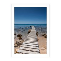 Plakat bez ramy 21x30 - Oaza spokoju - plaża, morze