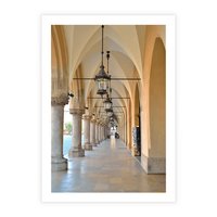 Plakat bez ramy 21x30 - Uliczka w perspektywie czasu - uliczka, perspektywa