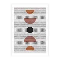 Plakat bez ramy 21x30 - Plakat w Stylu Abstrakcji - geometryczna grafika, plakat