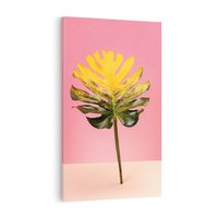 Obraz na płótnie 80x120 - Majestatyczna monstera - monstera, liść