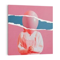 Obraz na płótnie 40x40 - Kolaż Wyobraźni - kolaż zdjęć, styl retro