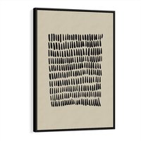 Obraz w ramie 50x70 - Echa Zapomnianych Wymiarów - nowoczesna sztuka, plakat - rama czarna