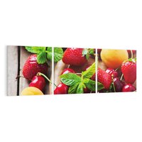 Obraz na płótnie 150x50 - Owoce w restauracji artystycznie - owoce, restauracja