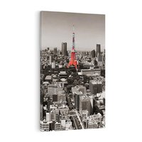 Obraz na płótnie 50x70 - Energia japońskiej stolicy - Tokio, Japonia