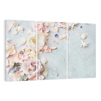 Obraz na płótnie 120x80 - Róże: kwiatowy urok - róże, kwiaty