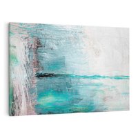 Obraz na płótnie 100x70 - Odbicie utraconych barw - abstrakcja, niepokój