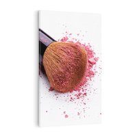 Obraz na płótnie 80x120 - Makijaż w kolorze pędzla - makijaż, pędzel